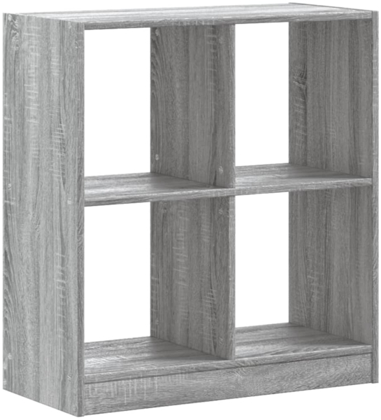 vidaXL Bücherregal Grau Sonoma 68,5x32x75 cm Holzwerkstoff 852812