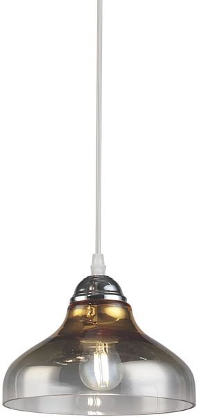 GTV Pendelleuchte MARITE, Deckenleuchte, 7085, AC220-240V, 50/60Hz, 1*E27, IP20, DURCHM. 26 CM, einzeln, schwarz/gold