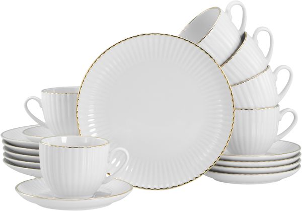 Allegra Goldband, Kaffeeservice 18-tlg (mo)