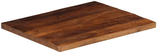 vidaXL Tischplatte 60x50x2,5 cm Rechteckig Altholz Massiv 371186