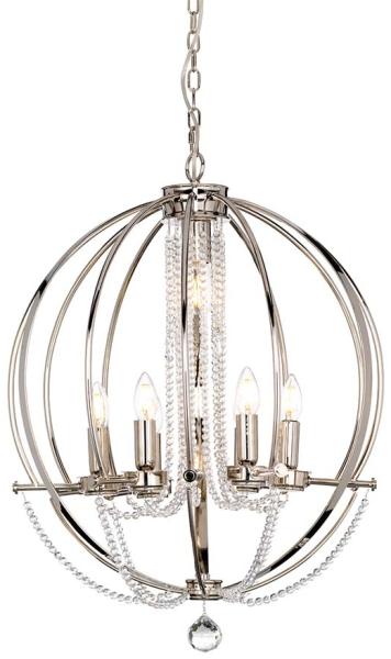 Kronleuchter, Hängelampe, Stahl, D 60,7 cm