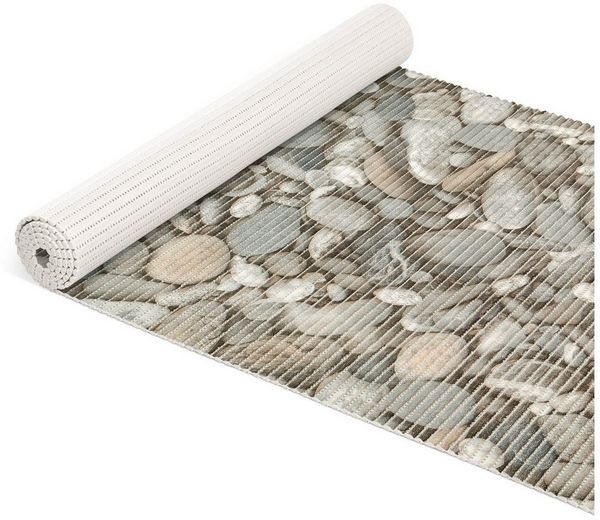 ANRO Schaum-Badematte Antirutschmatte Weichschaummatte Badezimmer Entspannung, Höhe 5 mm, strapazierfähig, Drainage Effekt, Rillen, wasserdurchlässig, rutschhemmend, pflegeleicht, Weich, Rutschfest, Rutschhemmend, Schnelltrockend, mit Drainagelöchern, ...