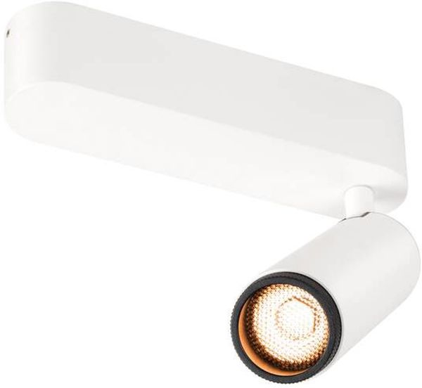 SLV GRIP! M, Deckenaufbauleuchte, single, PHASE, 2700 K, 14 W, 42°, weiß / schwarz - Wand- und Deckenleuchten