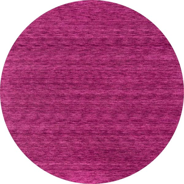 Gabbeh Teppich - Softy - Uni 200 x 200 cm - lila - rund