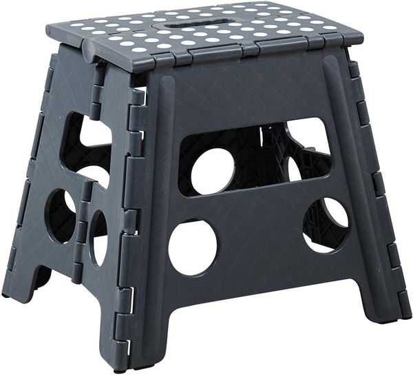KESPER® Klappstuhl praktische, mobile Sitzgelegenheit aus Kunststoff, klappbar, Höhe ca. 32,5 cm