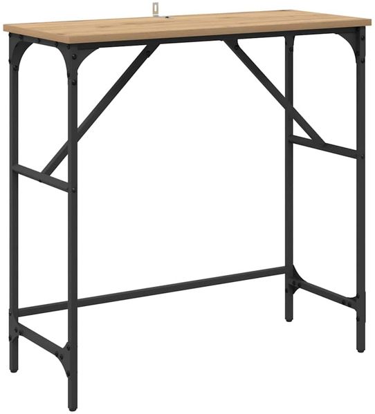 Konsolentisch, Beistelltisch, Konsole Artisan-Eiche 75 x 32 x 75 cm Holzwerkstoff