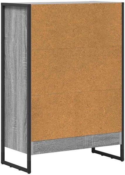 vidaXL Bücherregal Graues Sonoma 60 x 30 x 86,5 cm Holzwerkstoff 886387 Bild 7
