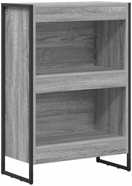 vidaXL Bücherregal Graues Sonoma 80 x 30 x 155 cm Holzwerkstoff 886387