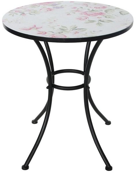 HTI-Living Garten-Essgruppe Tisch und 2 Stühle Celia Rosen, (Set, 3-tlg, 1 Tisch 2 Stühle), Sitzgruppe Essgruppe Balkonset