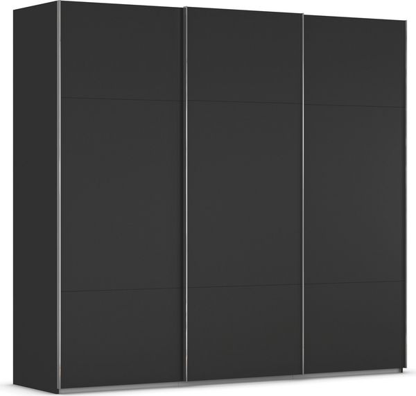 rauch Schwebetürenschrank Kleiderschrank Schrank Garderobe Schlafzimmerschrank CONTIDO (in 3 verschiedenen Ausstattungen BASIC/CLASSIC/PREMIUM) aus hochwertigem Material in 6 Breiten 2 Griff-Farben MADE IN GERMANY