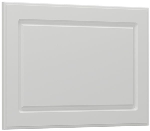 Küchenfront R-Line Weiß Landhaus 59.6 x 36 cm Möbelfront für den flachen Hängeschrank Vicco