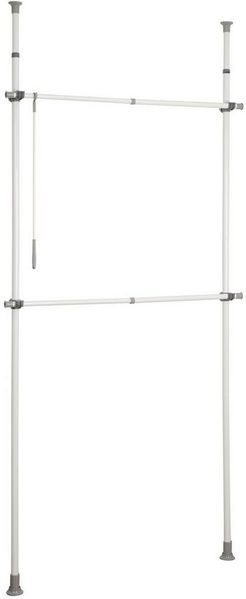 Kleiderständer Herkules Basic WENKO, Teleskopstangen für Kleiderschrank, 2 Ebenen