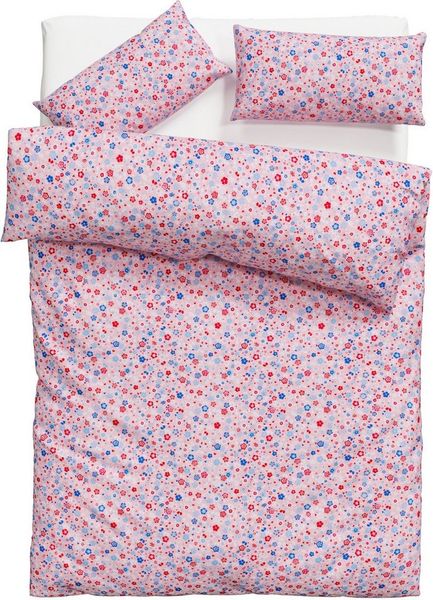 OTTO home Bettwäsche Mariby, Renforcé, 2 teilig, mit feinem Blümchen Design, skandinavisch, romantische Bettwäsche