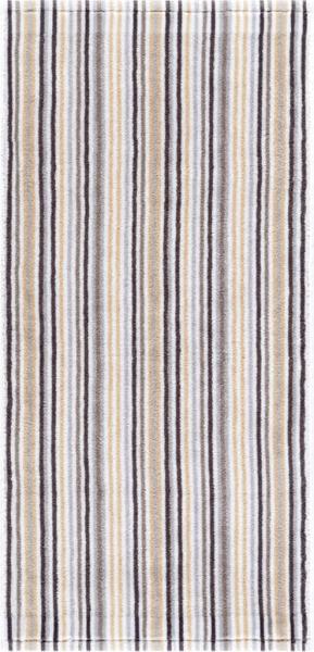 Combi Stripes Handtuch 50x100cm grau 500g/m² 100% Baumwolle