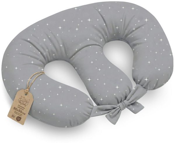 Totsy Baby Stillkissen Breastfeeding Pillow XXL for Twins - Twin Nursing Cushion