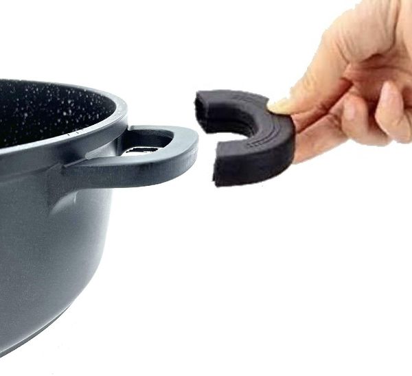 Aluguss Tajine Tagine Ø32cm Induktion Silikongriffe Gartopf Dampfgarer Bräter Hellbraun Bild 2