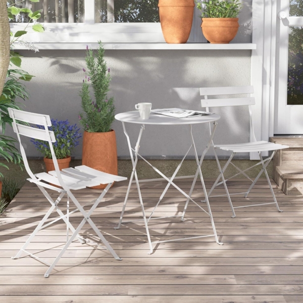 Grand Patio Bistro Set Gartenmöbel Stahl Klappbar Balkonset Hof