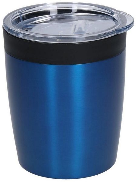 elasto Thermobecher 350 ml Kaffeebecher To Go doppelt isoliert aus Edelstahl, Made in Germany, BPA-frei, 100% recyclebar, Heißgetränke, Teebecher