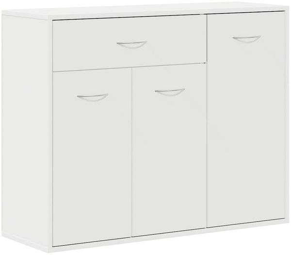 Sideboard, Kommode Weiß 88x30x70 cm Holzwerkstoff j3394p