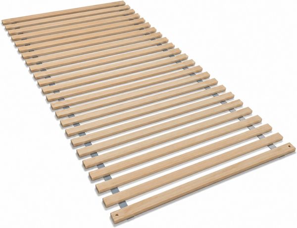 Rollrost 90x200, fertig montiert und gerollt, Lattenrost aus Buchenholz, 28 Latten, Traglast 130kg