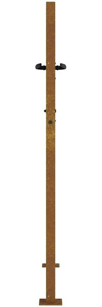 vidaXL Gartentor 100x150 cm Cortenstahl Gras-Design 153229 Bild 5