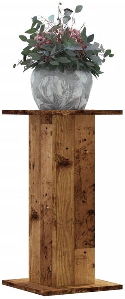 vidaXL Pflanzenständer 2 Stk. Altholz-Optik 30x30x60 cm Holzwerkstoff 3307862