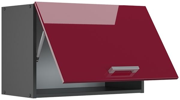 Hängeschrank R-Line Rot Hochglanz 60 cm Flach Vicco Bild 4