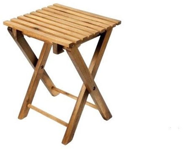 TrendLine Blumenhocker 37 cm Blumentisch Blumenständer Beistelltisch Hocker Holz