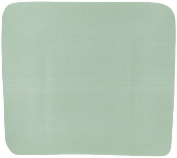 Meyco Baby Wickelauflagenbezug Uni Stone Green (1-tlg), 85x75cm