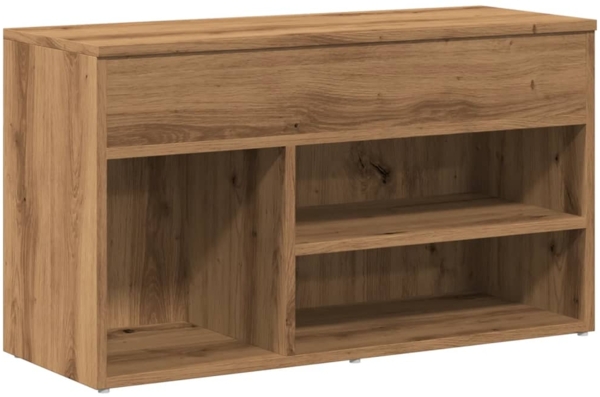 vidaXL Schuhbank Artisan-Eiche 80x30x45 cm Holzwerkstoff 856757