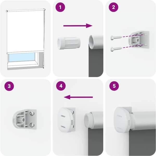 Verdunklungsrollo Verdunkelungsrollo Rollo 60x120 creme 240741 Bild 5