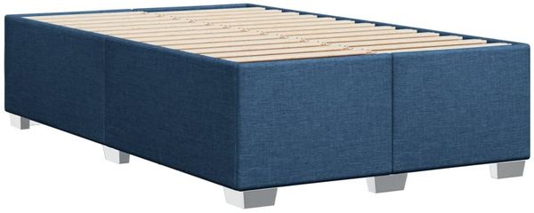 vidaXL Bettgestell ohne Matratze Blau 120x200 cm Stoff 3284470 Bild 6