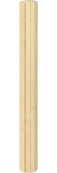 vidaXL Teppich Rechteckig Hell Natur 100x400 cm Bambus 376819 Bild 3