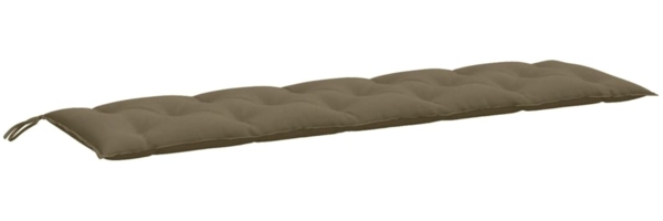 vidaXL Gartenbank-Auflage Melange Taupe 180x50x7 cm Stoff 4002572