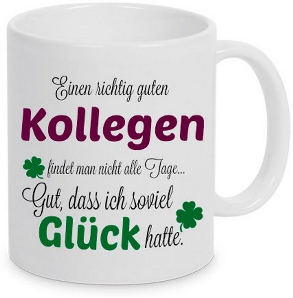 TASSENKING Tasse, Einen guten Kollegen. - Tasse - Kaffeebecher - Geschenk
