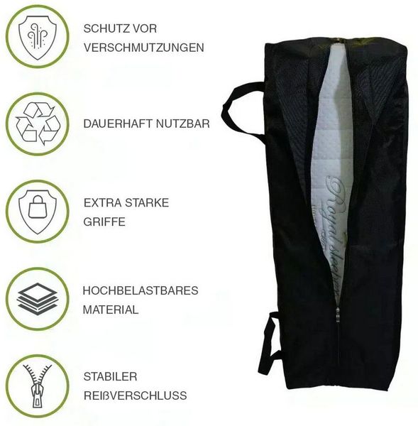Matratzenschutzbezug Matratzenhülle, reiß- und wasserfest, waschbar, stabilen Tragegriffe shogazi ®