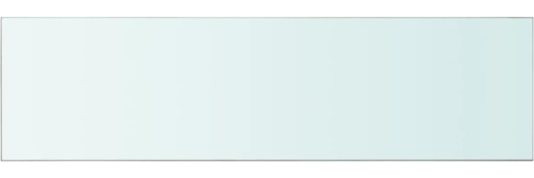 vidaXL Regalboden Glas Transparent 110x30 cm 243851