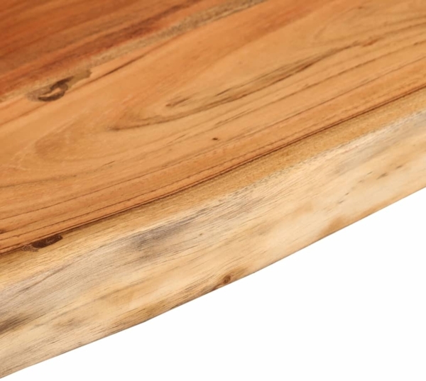 vidaXL Baumkante ohne Halterungen, Massivholz Akazie natur, 160 x 40 x 2,5 cm Bild 5