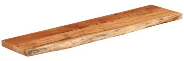 vidaXL Baumkante ohne Halterungen, Massivholz Akazie natur, 160 x 40 x 2,5 cm Bild 2