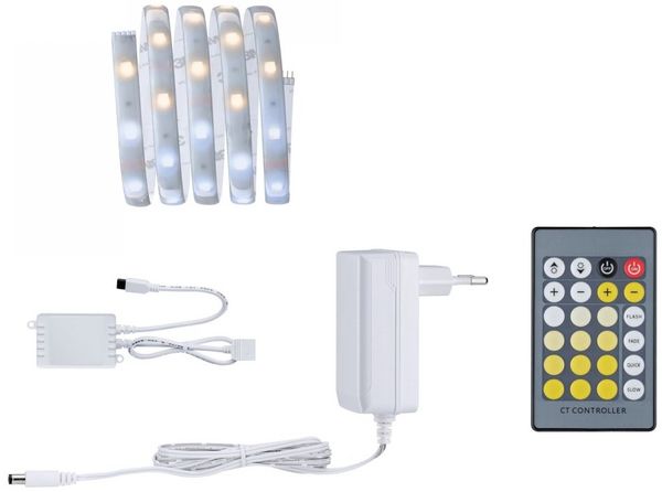 Paulmann No. 79876 MaxLED 250 Basisset beschichtet 1,5m IP44 TunableWhite Protect Cover