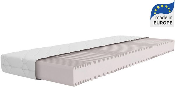Komfortschaummatratze Luxus 17, 7 Zonen Matratze 90x200 cm, 140x200 cm & weitere Größen, OTTO home, 17 cm hoch, (1-tlg), Wendematratzen H2 / H3 / H4, ergonomisch, atmungsaktiv