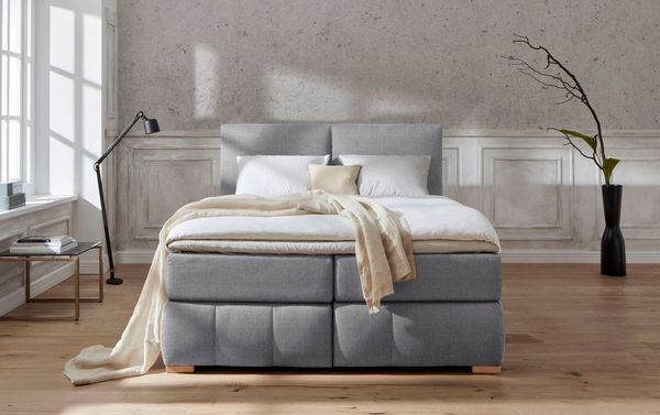 Guido Maria Kretschmer Home&Living Boxspringbett Wehma, inkl. Topper in 3 verschiedenen Matratzen, auch in Samtstoff