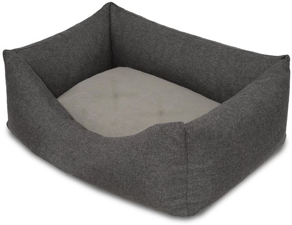 Petzzz Katzen- und Hundebett Felix S 60 x 40 x 17 cm mit wendbarem Innenkissen