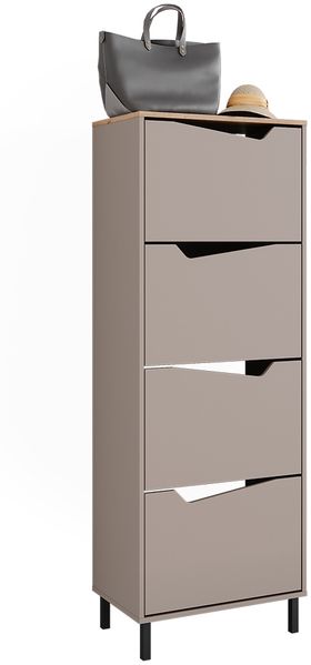 Schuhkipper Marelle Greige/Artisan 60 x 167.4 cm mit 4 Fächern Vicco Bild 5