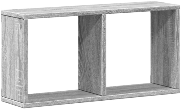 vidaXL Wandschrank 60x16x30 cm Grau Sonoma Holzwerkstoff 854882