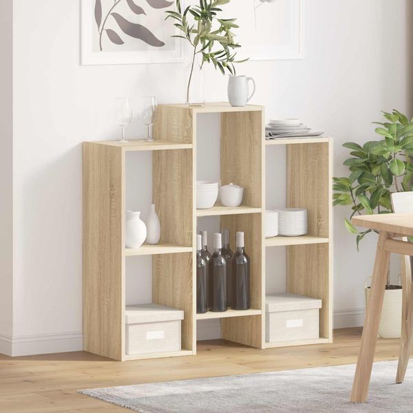 vidaXL Sideboard Sonoma-Eiche 90 x 30 x 90 cm 8000406