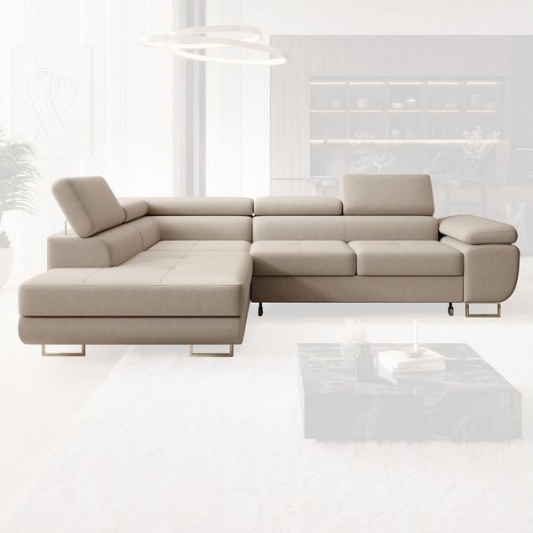 NEXT COLLECTION Ecksofa Wild, Verstellbare Kopfstützen