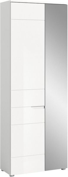 Home affaire Garderobenschrank CAPRI, Höhe 193cm, 2 Türen, Tür mit eingefasster Griffmulde, Mehrzweckschrank, Universalschrank, Dielenschrank, Flurschrank