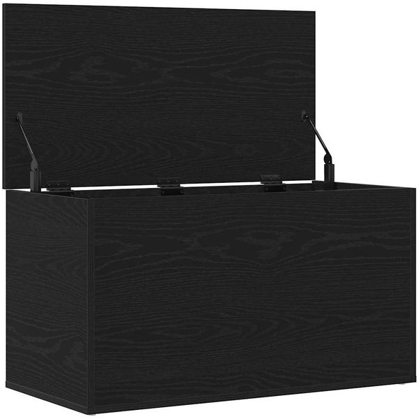 vidaXL Aufbewahrungsbox Schwarz Eichen-Optik 84 x 42 x 46 cm 862633 Bild 5