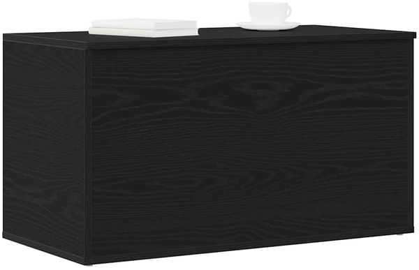 vidaXL Aufbewahrungsbox Schwarz Eichen-Optik 84 x 42 x 46 cm 862633 Bild 3